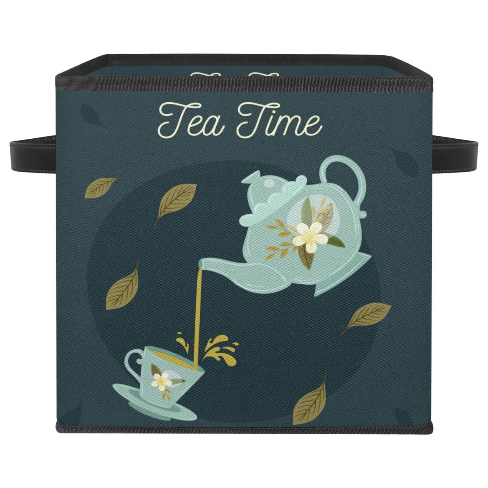 Boîte de rangement pliable en tissu cube organiseur pour placard