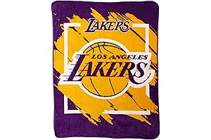 Northwest NBA Los Angeles Lakers Micro Raschel Throw Blanket, 46" x 60"