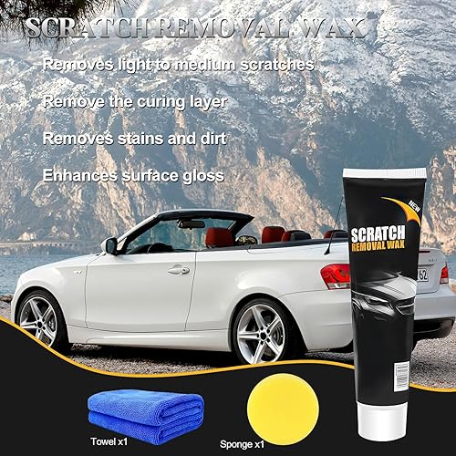 Miniatura 3 de Pasta de reparación de arañazos de coche, pasta de reparación de arañazos de automóvil 2024, kit de limpieza de automóvil, kit de eliminación de