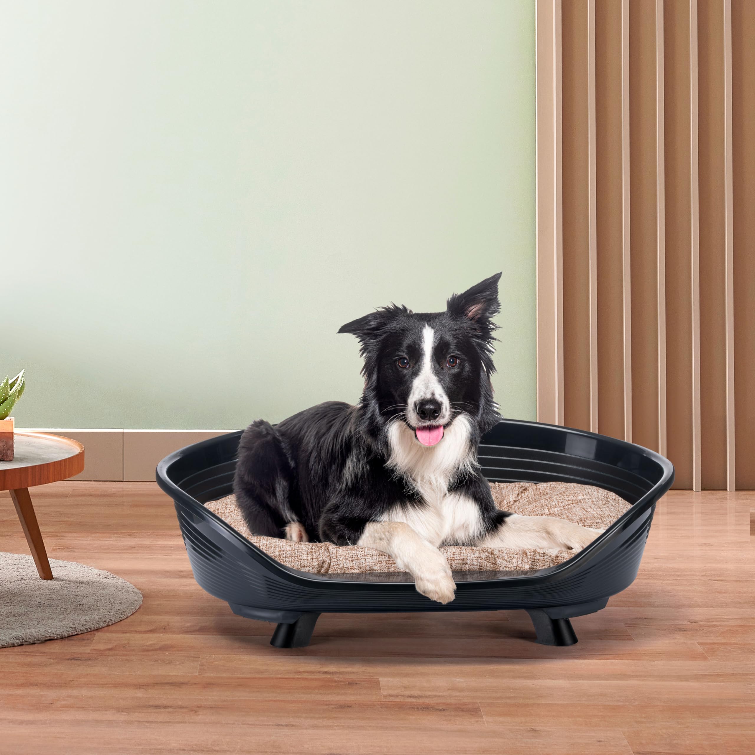 Ferplast Honden- en kattenbed met kussen, wasbaar honden- en kattenbed