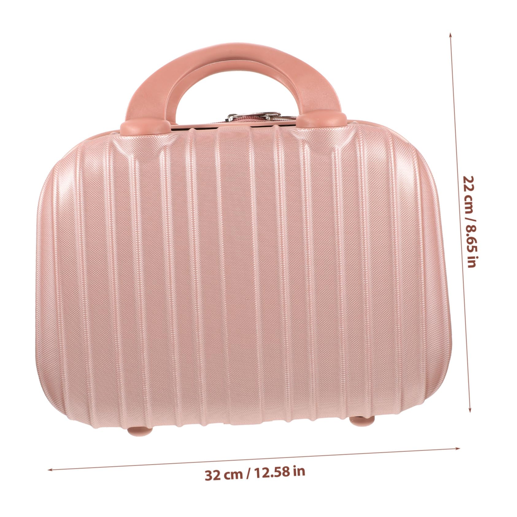 Beauty Case da Viaggio Rigido Rosa Manico Ampio, Organizzatore