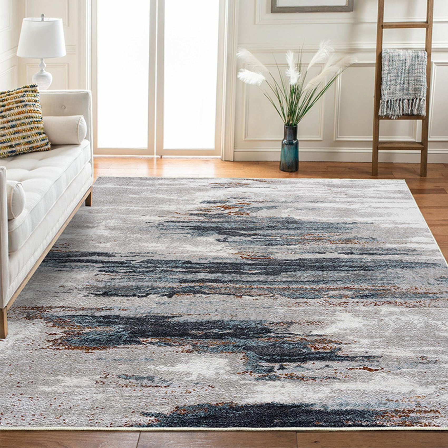 Tapis lavable moderne antidérapant pour en finir avec les taches
