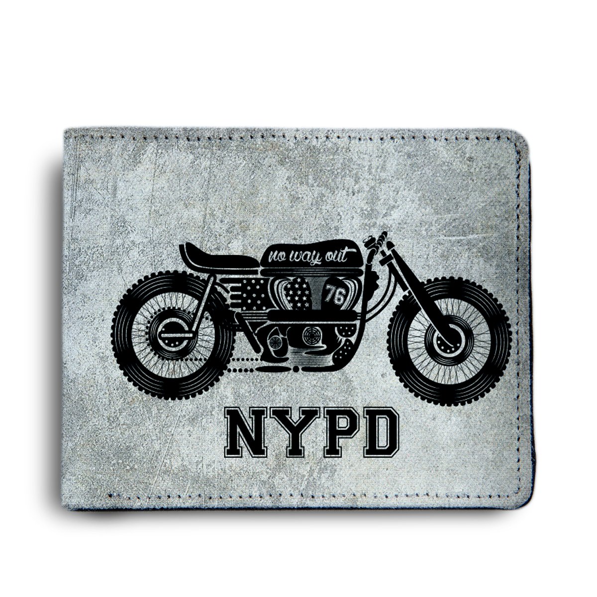 shopmantra Biker NYPD Printed PU Leather Wallet for Men's-picture-55