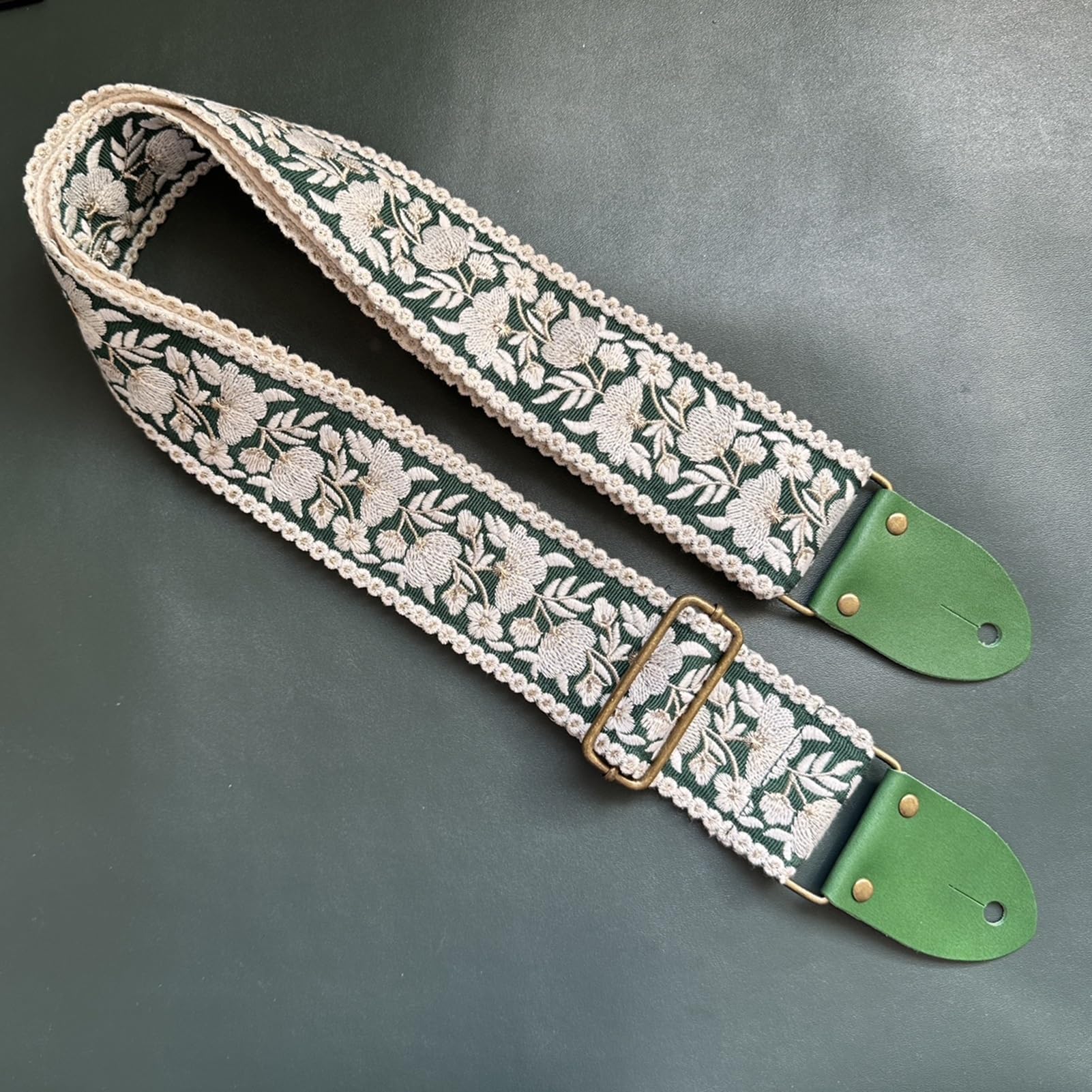 Correa De Guitarra Correas de Guitarra Bordadas en Jacquard de 2,3" a Mano para Bajos, Guitarras eléctricas y acústicas