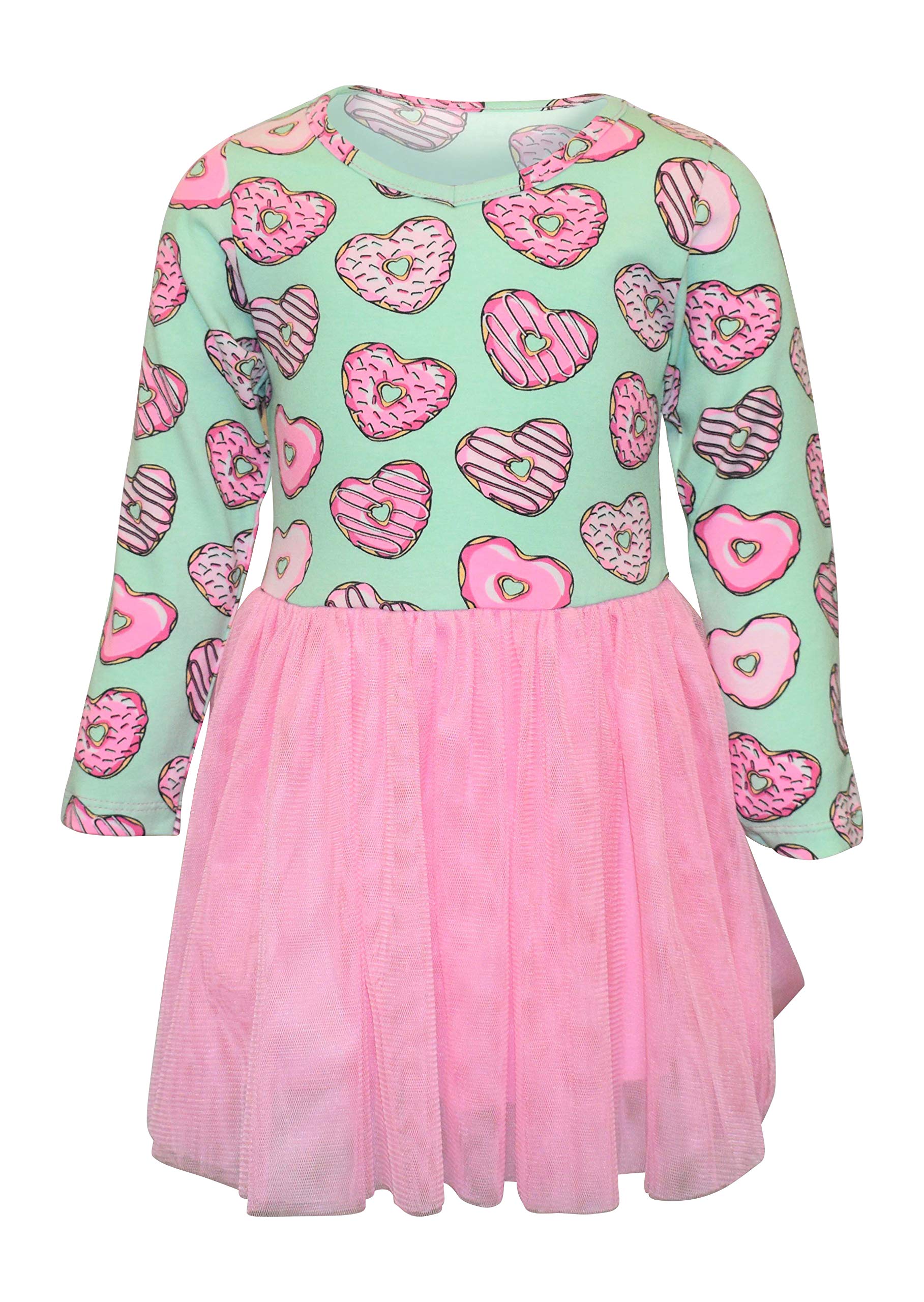 Girls Long Sleeve Tulle Tutu Dresses for Kid and Toddler