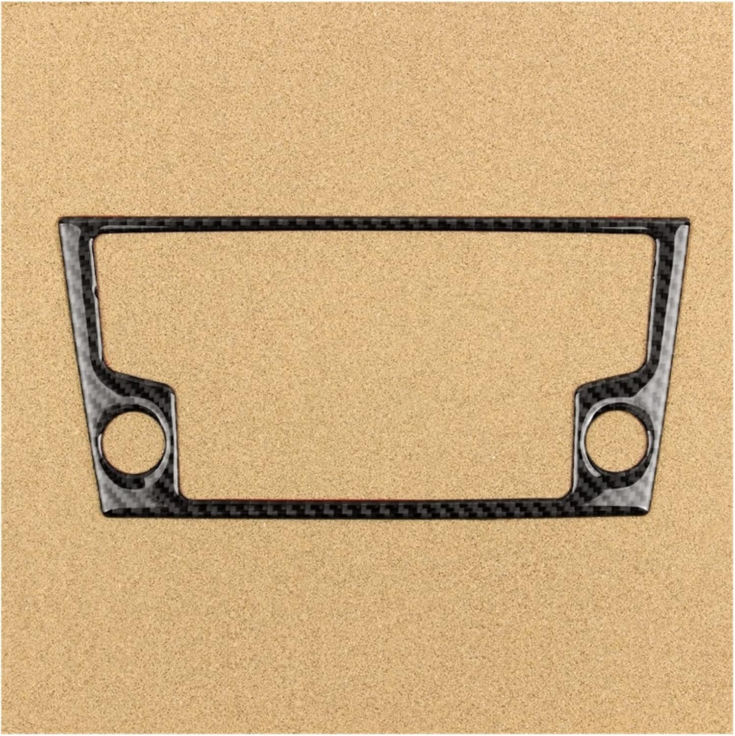 AANAN Sansour Dashboard Air Vent Decoration Trim Cover Stickers Car Styling Compatible with 2017 Carbon Fiber(A)