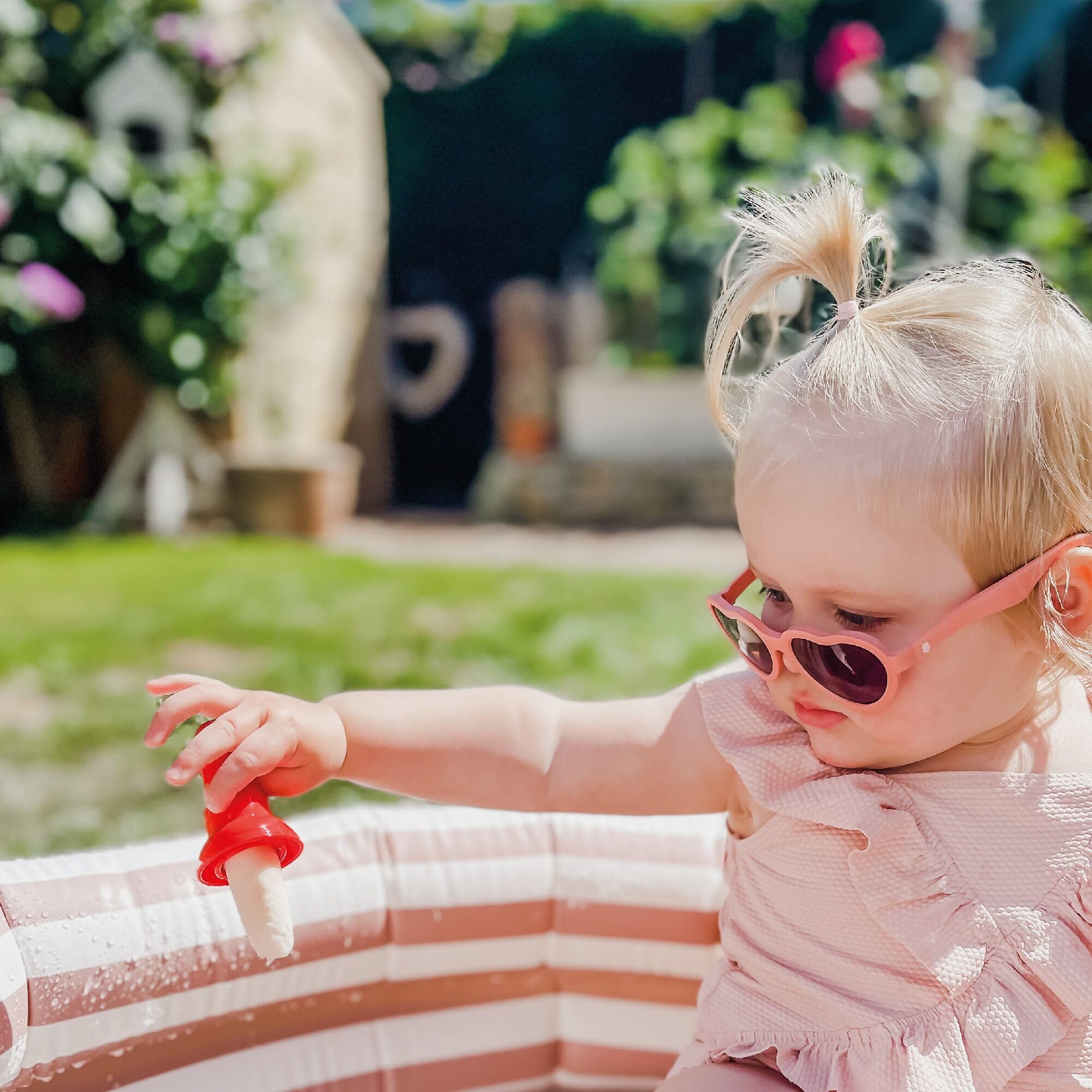 Nuby Fruitsicles – Moules à sucettes glacées | 4x moules à glace réutilisables pour bébés et enfants | Poignée facile à saisir | +6 mois