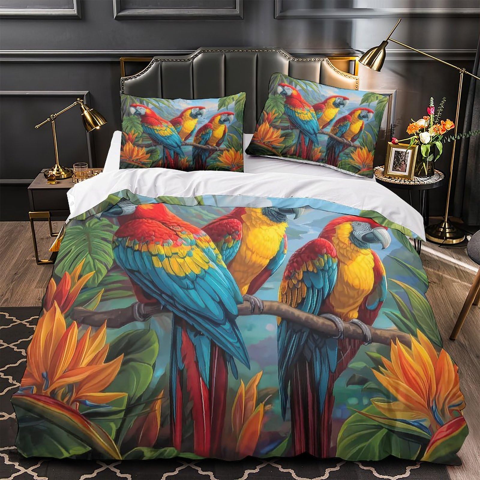 Linge de lit chien de qualité supérieure parure housse de couette King 3D