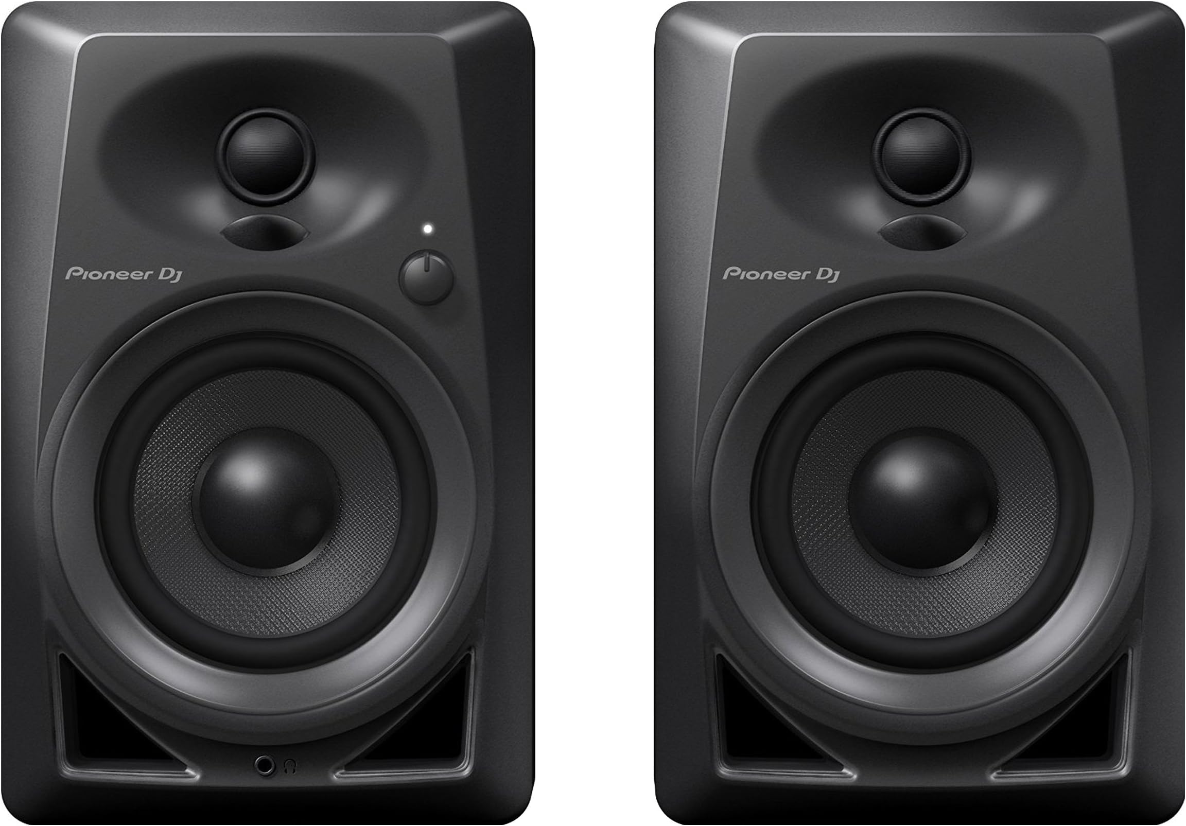 Pioneer DJ DM-40-21W 4" Two-Way Active Monitor - Black (Pair)