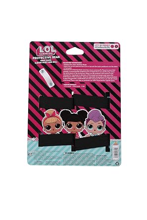 LOL Surprise - Kids Knee and Elbow Pads with Adjustable Straps for Outdoor