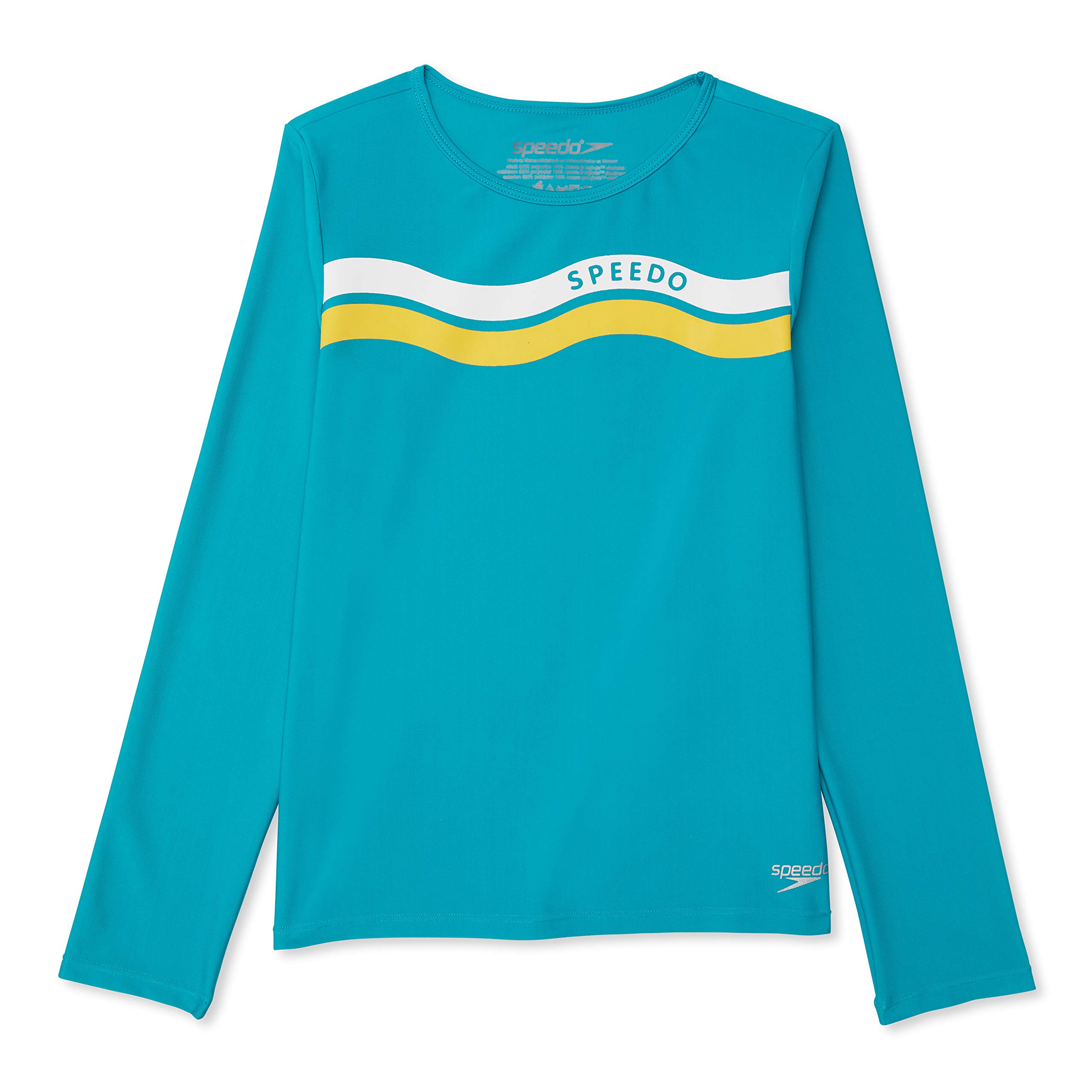 Speedo Girl's Uv Swim Shirt Long Sleeve Rashguard