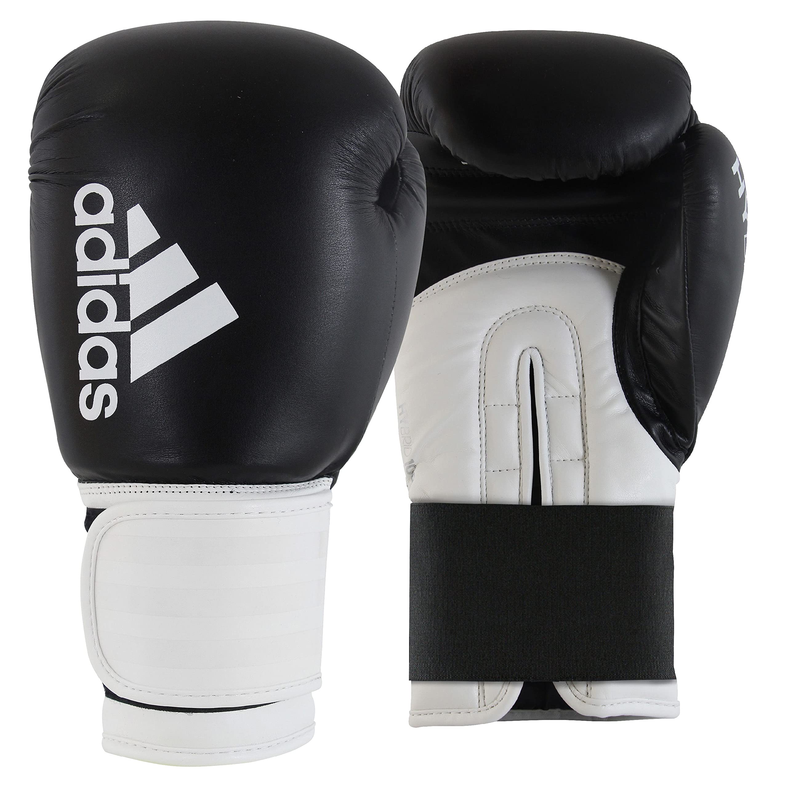 adidas Hybrid 100 Boxing Gloves Intermediate Level PU Training, Heavy Boxing Bag Workouts & Sparring, Mitts, MMA, Kickboxing, Gym Work,Men, Women, Adult,Kids, Fitness 6oz,8oz,10oz,12oz,14oz,16oz