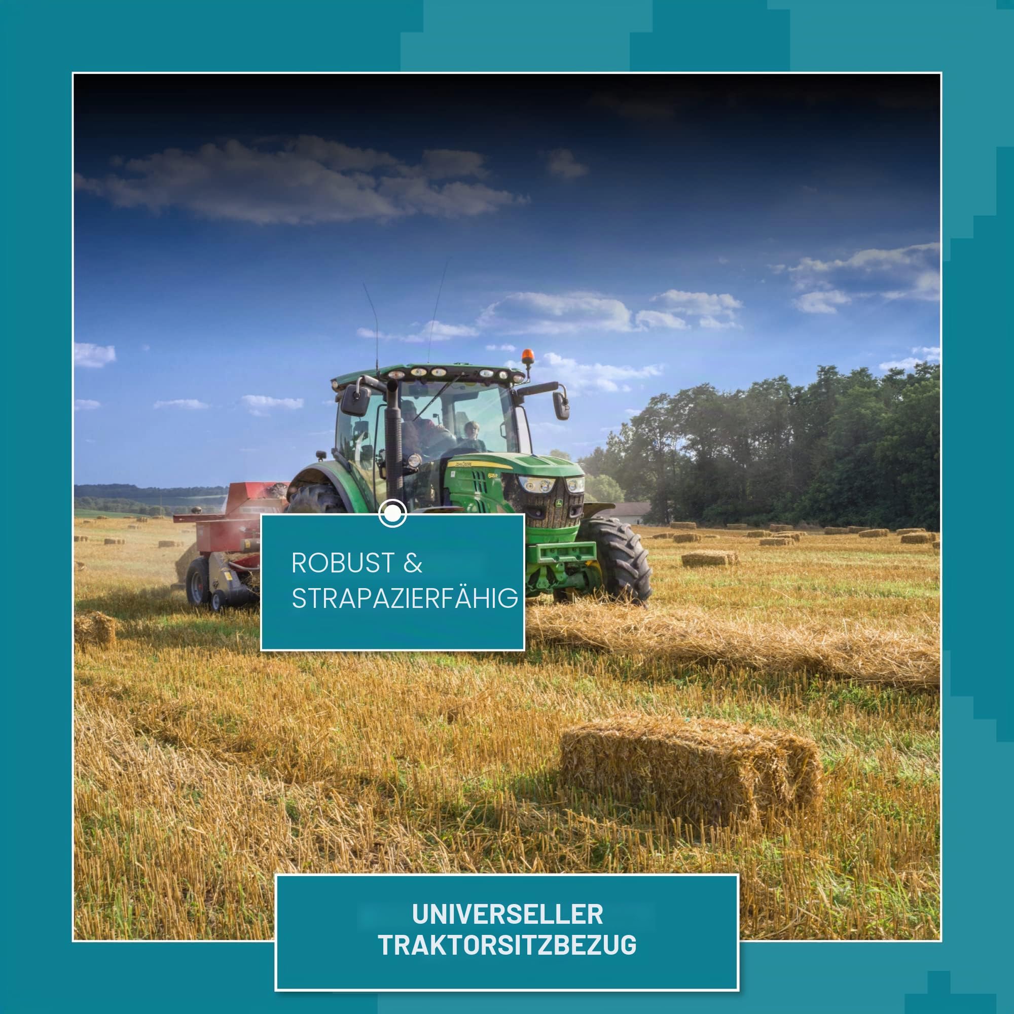 Town and Country Sitzbezug für Traktoren Landwirtschaftsfahrzeuge Standardgröße