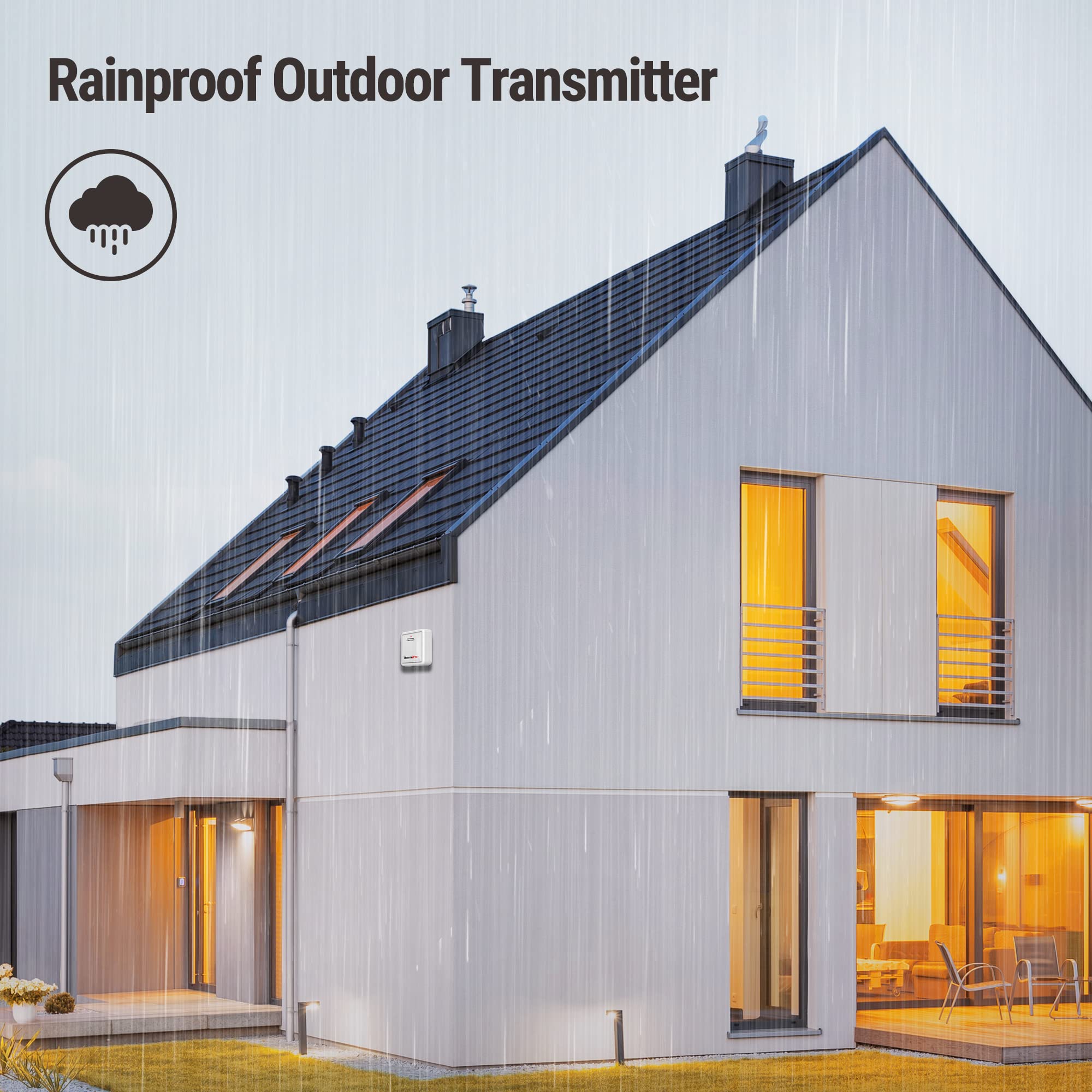 Termometro TP200C Ambiente Interno Esterno Wireless Termometro Casa Con Sensore - Foto 46 di 52