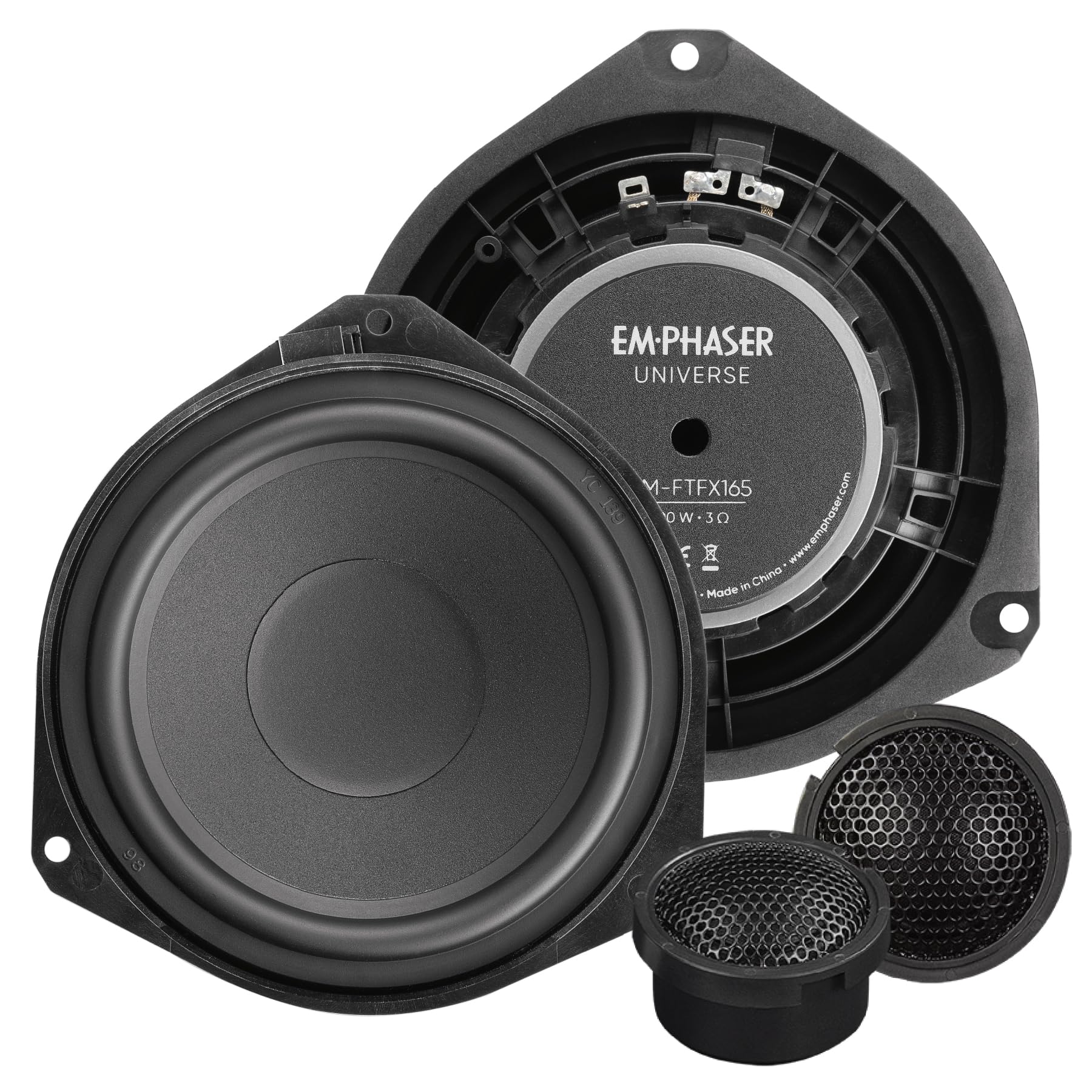 EMPASER EM-FTFX165 Auto Lautsprecherset 16,5 cm/6,5" Plug & Play