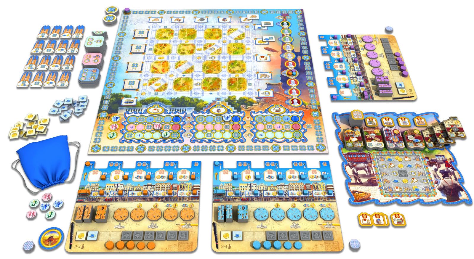 Plansza i kości | Barcelona | Gra planszowa | Wiek 14+ | 1-4 graczy | Czas gry 60-90 minut