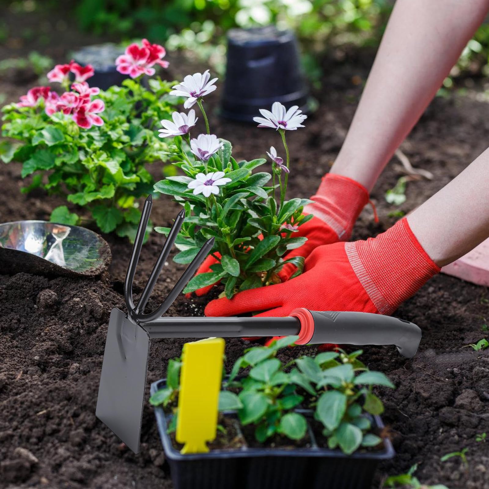 Juego De Herramientas De Jardín,9 PCS Herramientas De Jardinería,Conjunto De Herramientas De Jardín,Herramienta De Jardinería para Jardinería,Plantación,Flores