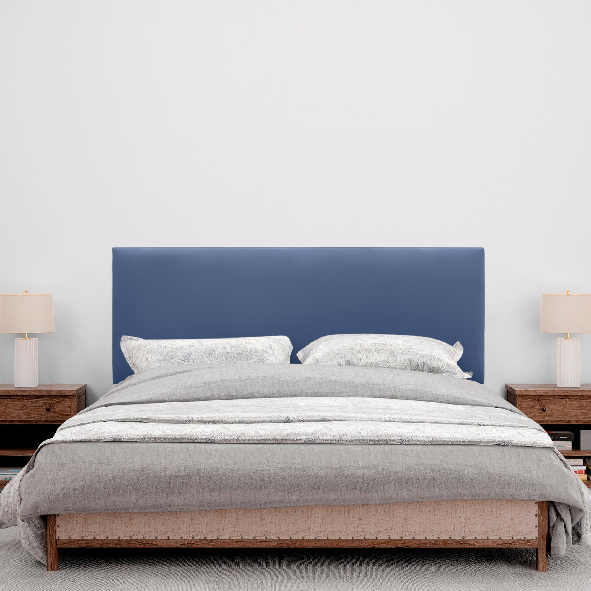 DHOME Testiera Imbottita Per Letto In Similpelle Rosa - Con Gambe In Legno - Larghezza 110 Cm (adatta A Letti 80/90/105)