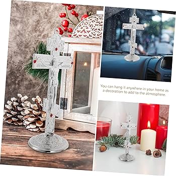 Amazon.co.jp: Yardenfun 十字架イエスの十字架 鉄十字 金属製の