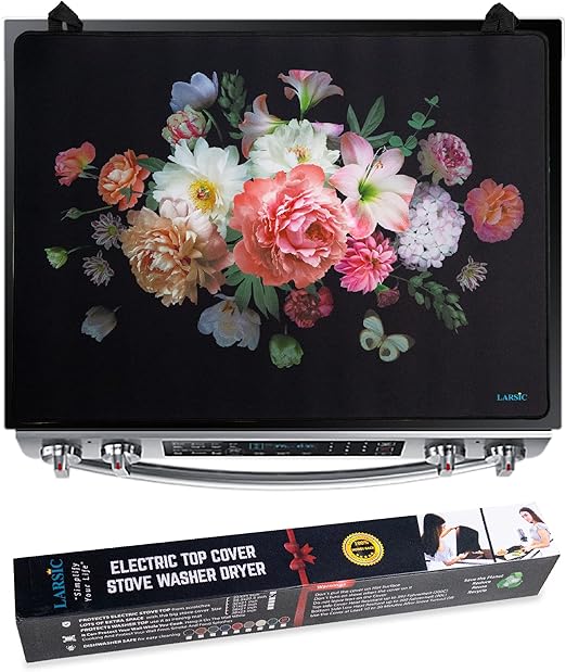 Larsic Hob Cover Electric Hob Covers Ceramic Hob Cover to Protect