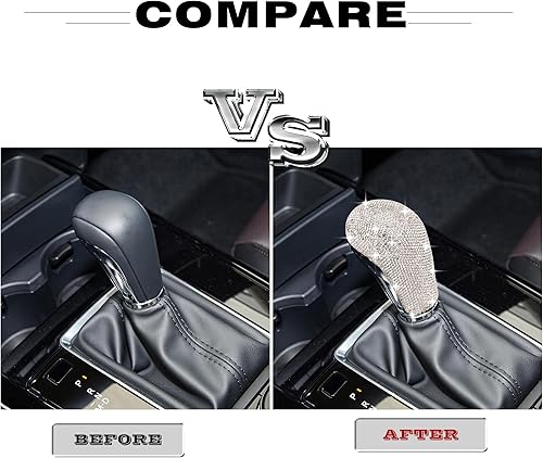 Miniatura 2 de Funda interior para caja de cambios de Mazda con cristales brillantes para Mazda 3 2019-2023 / CX-30 2020-2023/(perilla de cambios A)