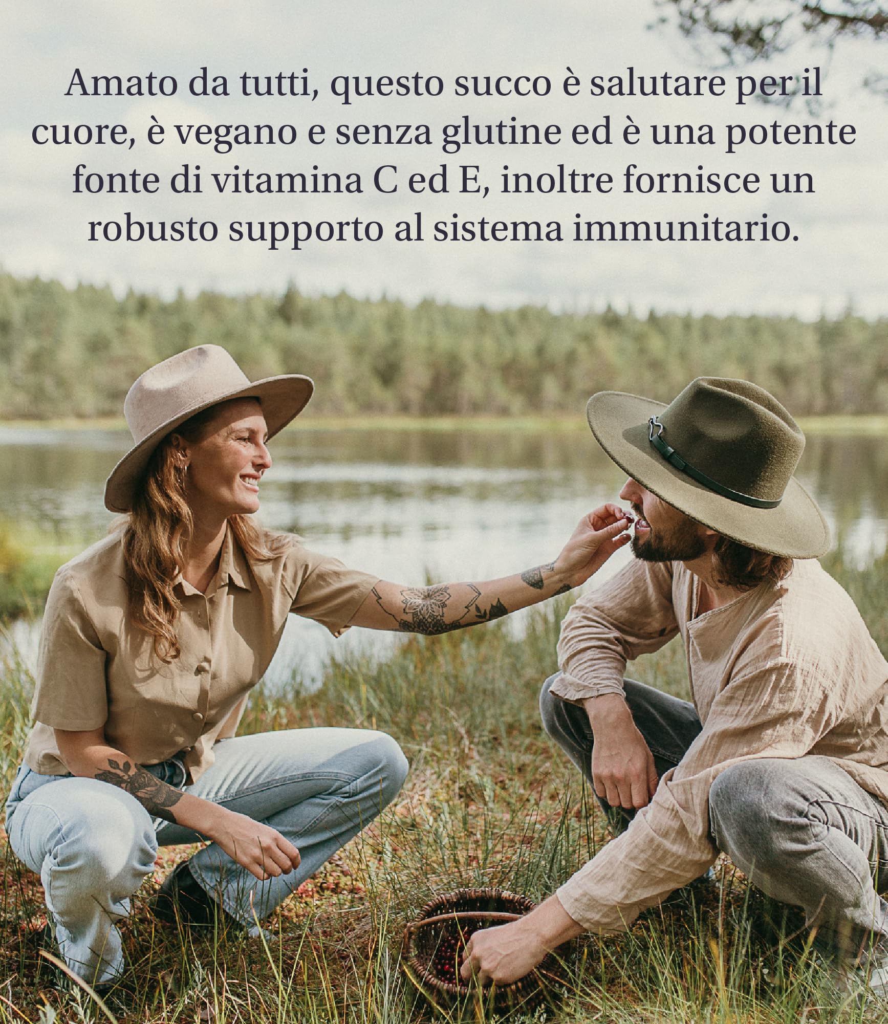 LOOV succo di mirtilli rossi selvatici biologici, 500 ml, 100% da mirtilli rossi pressati, contiene polifenoli, nessuna aggiunta di acqua o zucchero, cresciuti spontaneamente da foreste nordiche