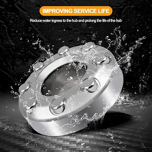 Miniatura 4 de OCPTY 5C3Z1130TA - Tapa central cromada plateada (1 unidad)