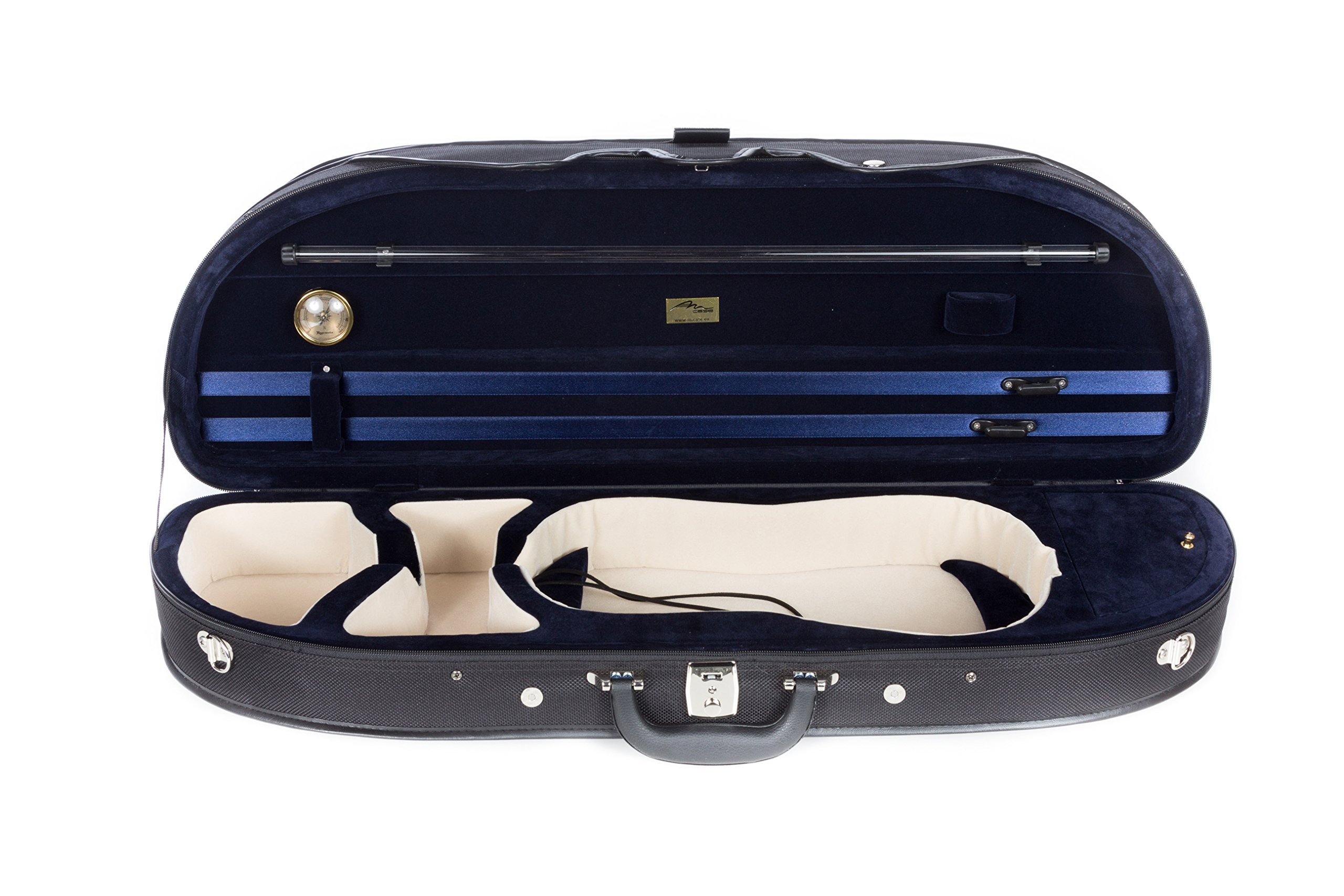 Schiuma custodia per violino 4/4 Classic Nero - Blu Marino M-case