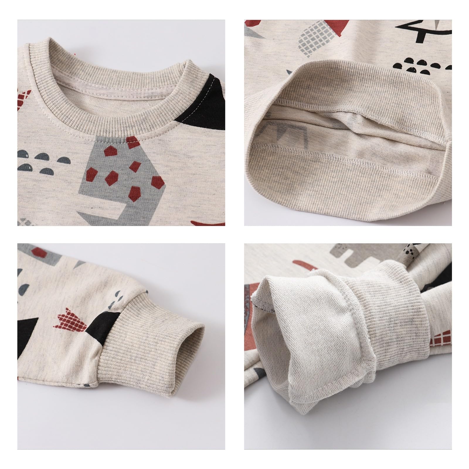 Volunboy Ensemble de vêtements pour petit garçon - Pull à manches longues - Pantalon de jogging - Tenue 2 pièces