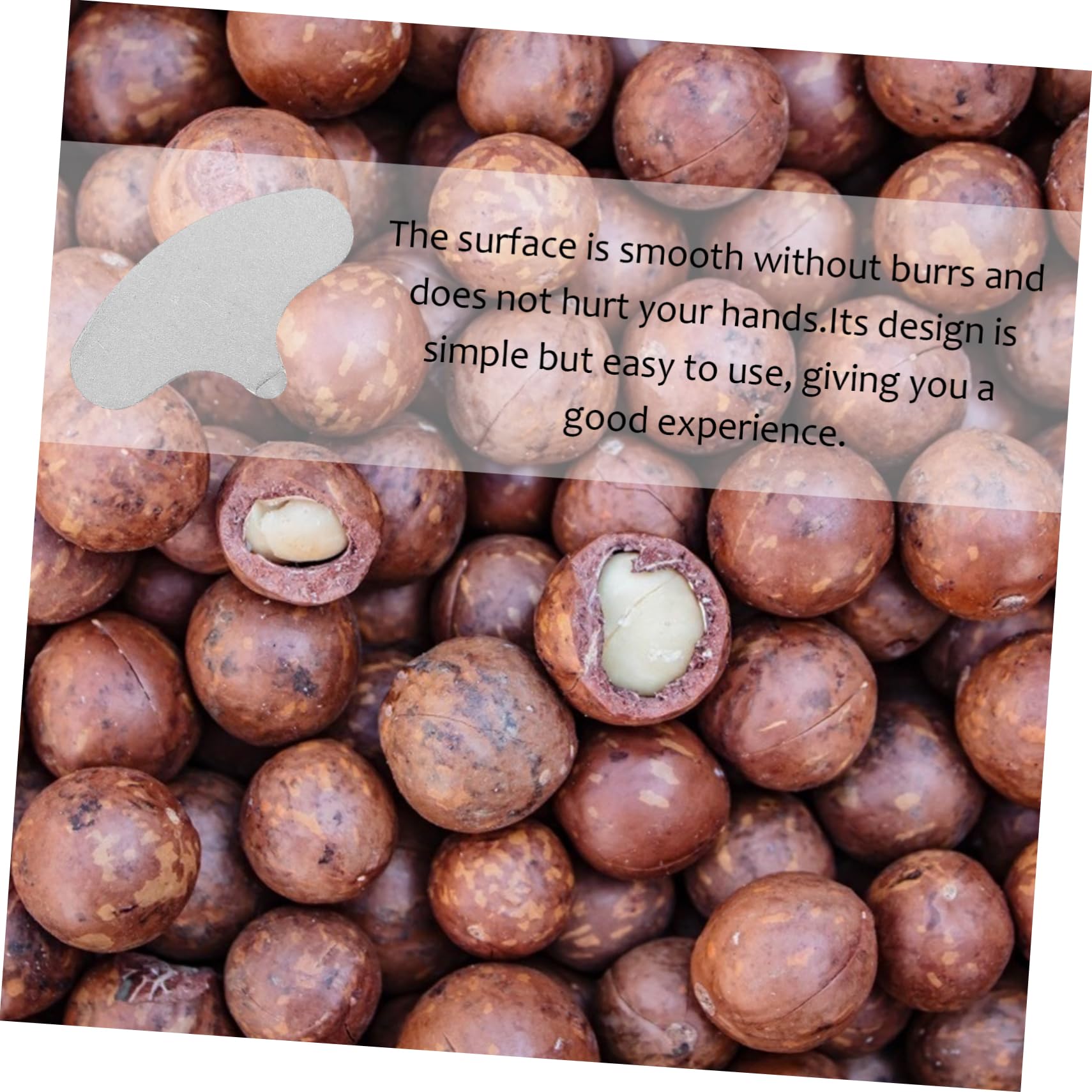 Ciieeo 50Pcs Dried Fruit Opener for Macadamia Hazelnut Pecan Silver Nut Opener Easy to Use Lightweight Portable Kitchen Tool for Home Outdoor Use