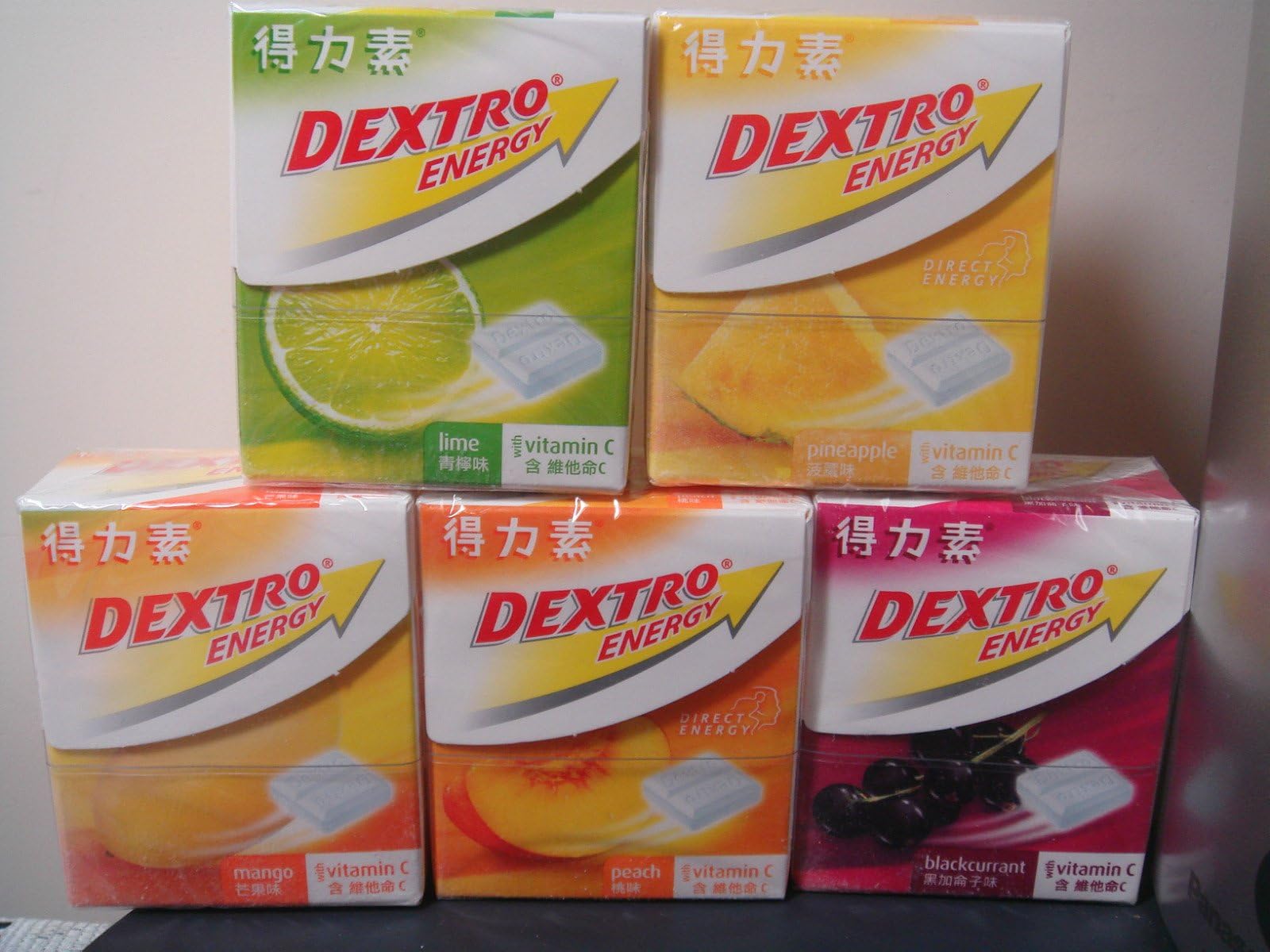 Dextro Energy Dextrose Candy with Vitamin C sweet candies 5 taste