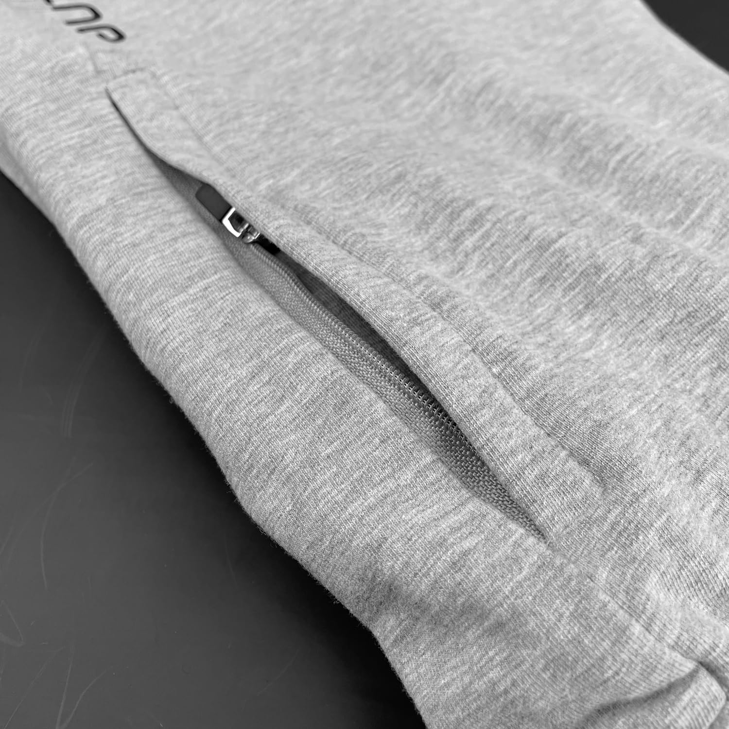 COOL Pants | szare spodnie do biegania na siłownię spodnie sportowe męskie długie z podwójną kieszenią, bawełniane spodnie treningowe, męskie spodnie fitness slim fit