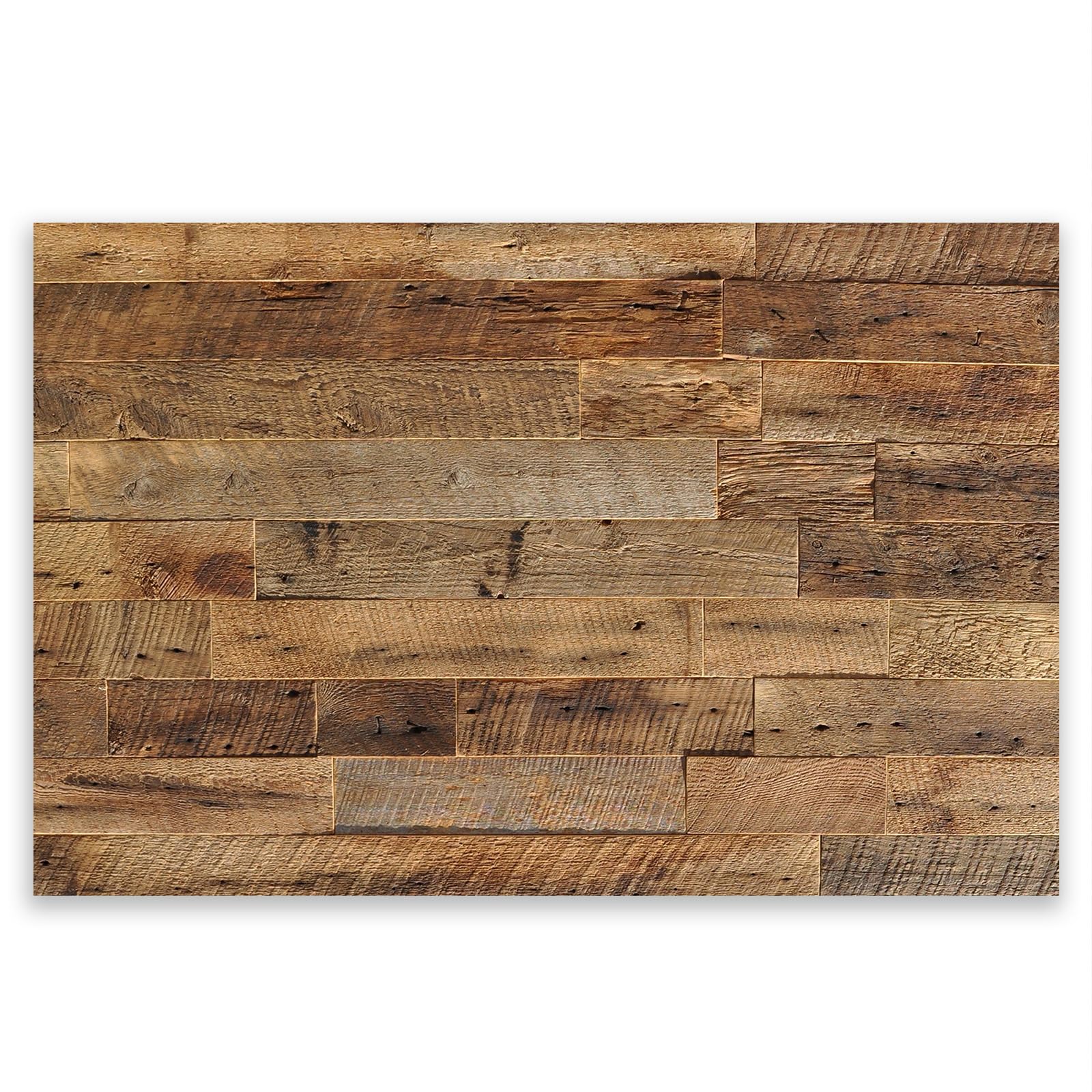 Herdabdeckplatte 80×52 cm – Mehr Arbeitsfläche, Spritzschutz & Schneidebrett – ESG Glas, kratzfest – für Induktion/Ceranfeld – 1-teilig, Motiv Holz Natürlich Braun