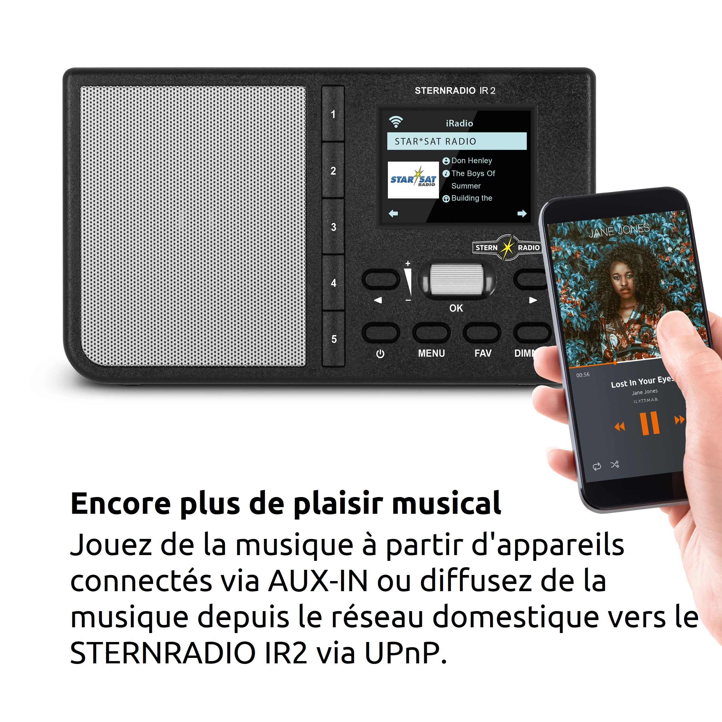 Technisat Radio Internet IR 2 Noir
