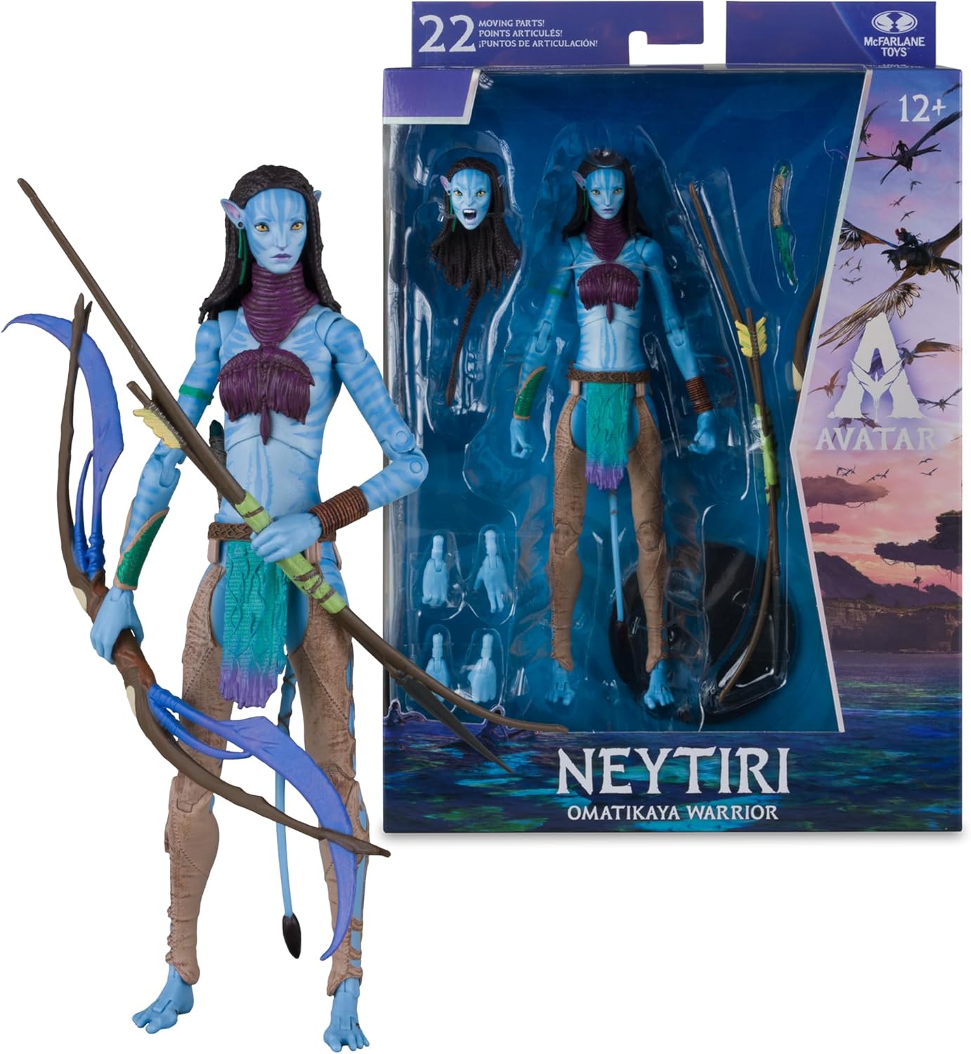 マクファーレンのおもちゃ- アバター:炎と灰のネイティリ(オマティカヤ戦士) 7インチ アクションフィギュア マクファーレンコレクターエディション