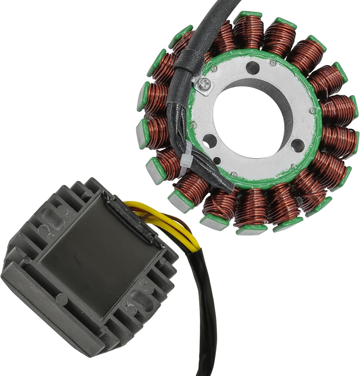 Caltric Stator and Regulator Rectifier Compatible With Kawasaki En500 Vulcan 500 Ltd 1996-2009
