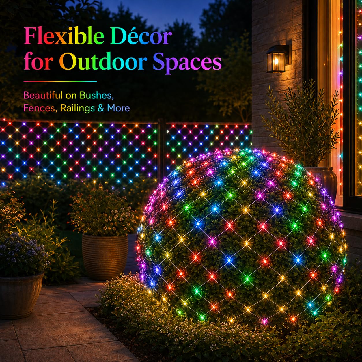 Gesto Mesh Fairy Lights - 200 LED String Lights -9 Gesto Mesh Fairy Lights - 200 LED String Lights -9