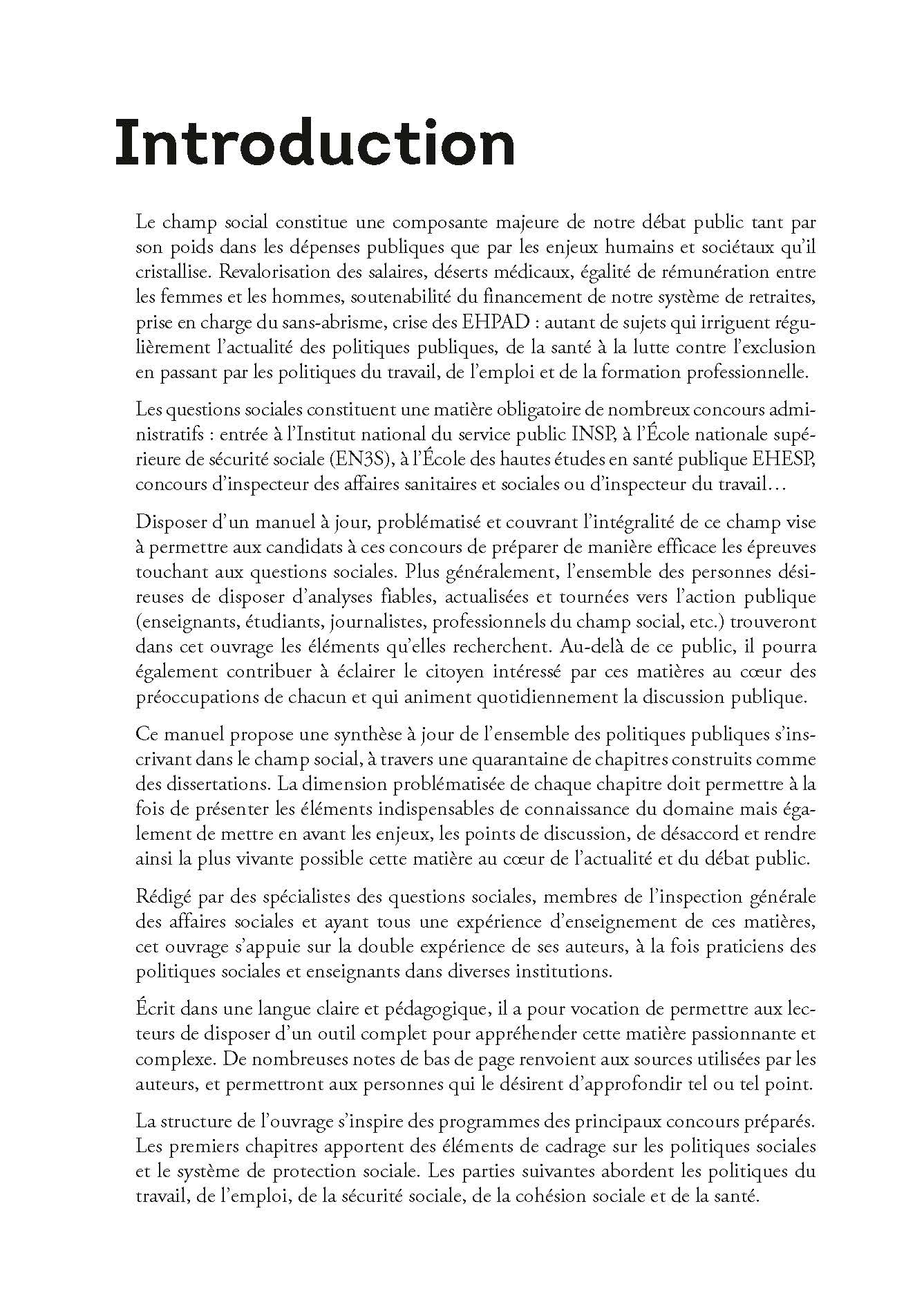 Questions sociales: INSP, IEP, EN3S, concours hospitaliers