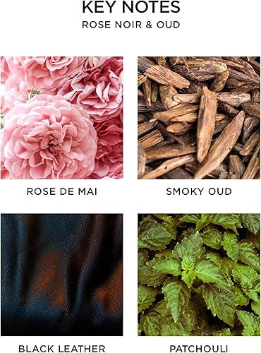 Miniatura 3 de NEST Fragrances Rose Noir & Oud - Recambio para difusor de varillas de 5 onzas, 5.9 onzas líquidas (paquete de 1), rosa negro y Oud