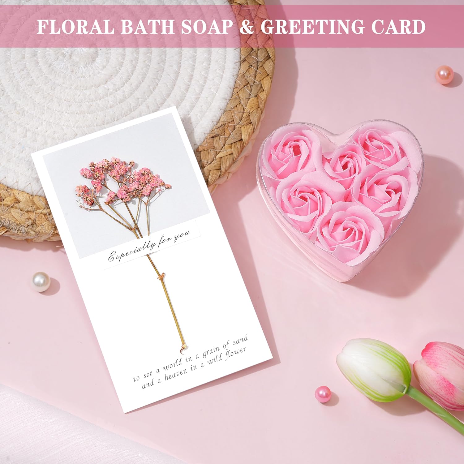 Valentines Day Gifts for Women, Self Care Gifts Get Well Soon Gift Baskets, Relaxing Spa Gift Basket for Mother's Day, Birthday Gift for Women Mom Her Best Friends Sister Wife - Image 7