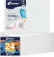 Vista 21 de Paneles de lienzo de 9 x 12 pulgadas, paquete de 12 unidades, 10 onzas, imprimados 100% algodón, lienzos en blanco para pintura, tableros de lienzo