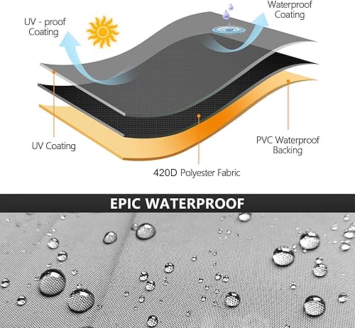 Miniatura 6 de Fundas para lavadora y secadora para la mayoría de máquinas de carga superior o frontal, cubierta de lavadora a prueba de polvo con velcro, ligera,