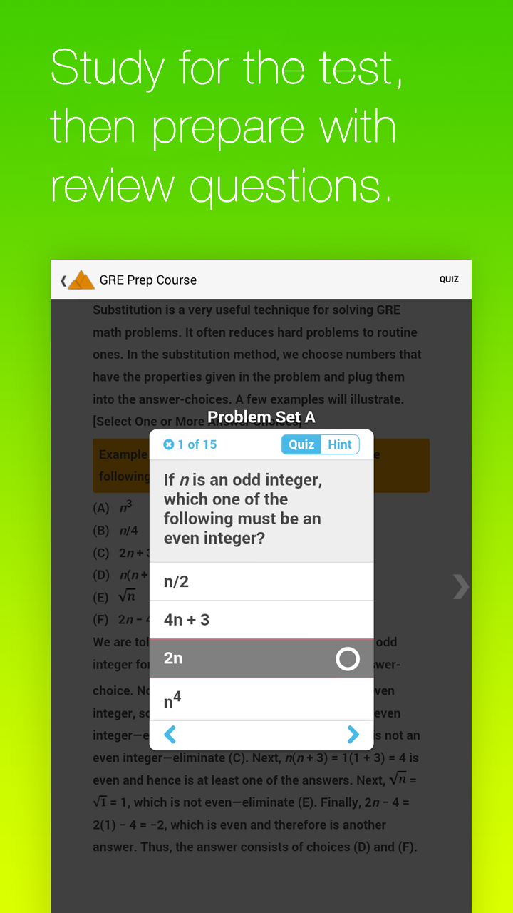 GRE Prep Course - App on Amazon Appstore