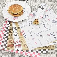 Vista 3 de Papel Premium para Delicatessen 12"x12" - Paquete de 200 - Resistente al Agua y Grasa, Forros Antigrasa para Bandejas de Comida - Envoltorios