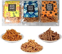 Pasta Snack, Sweets, Snacks, Souvenir, Sanshu Honpo Sanshu Seika Gift, 3 Bags (3 Types of Snacks) in Gift Box