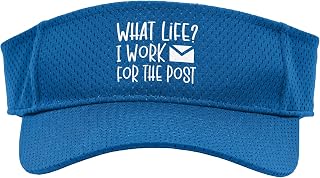 Funny Postal Worker Letter Carrier Post Office Clerk Mailman Sport Sun Visor