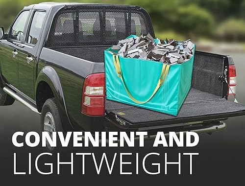 Miniatura 7 de Skywin Bolsa de basura verde  Bolsas de compostaje de 45 pulgadas para eliminación de desechos  Bolsas de basura resistentes ideales para bolsas de