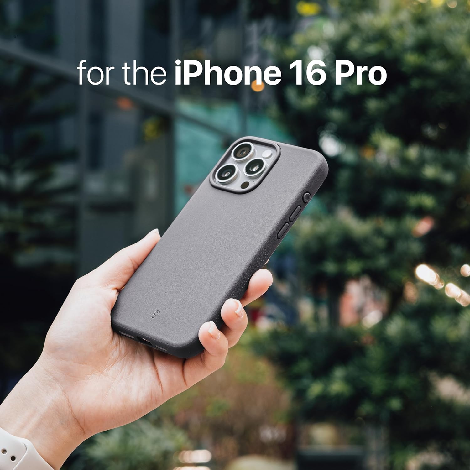 TineeOwl for iPhone 16 Pro Magnetic Case, Camera Control Button, Compatible with MagSafe, TPU, Minimalist, Slim/Thin, Grippy - Dune Series (Almost Black, iPhone 16 Pro) - Image 8