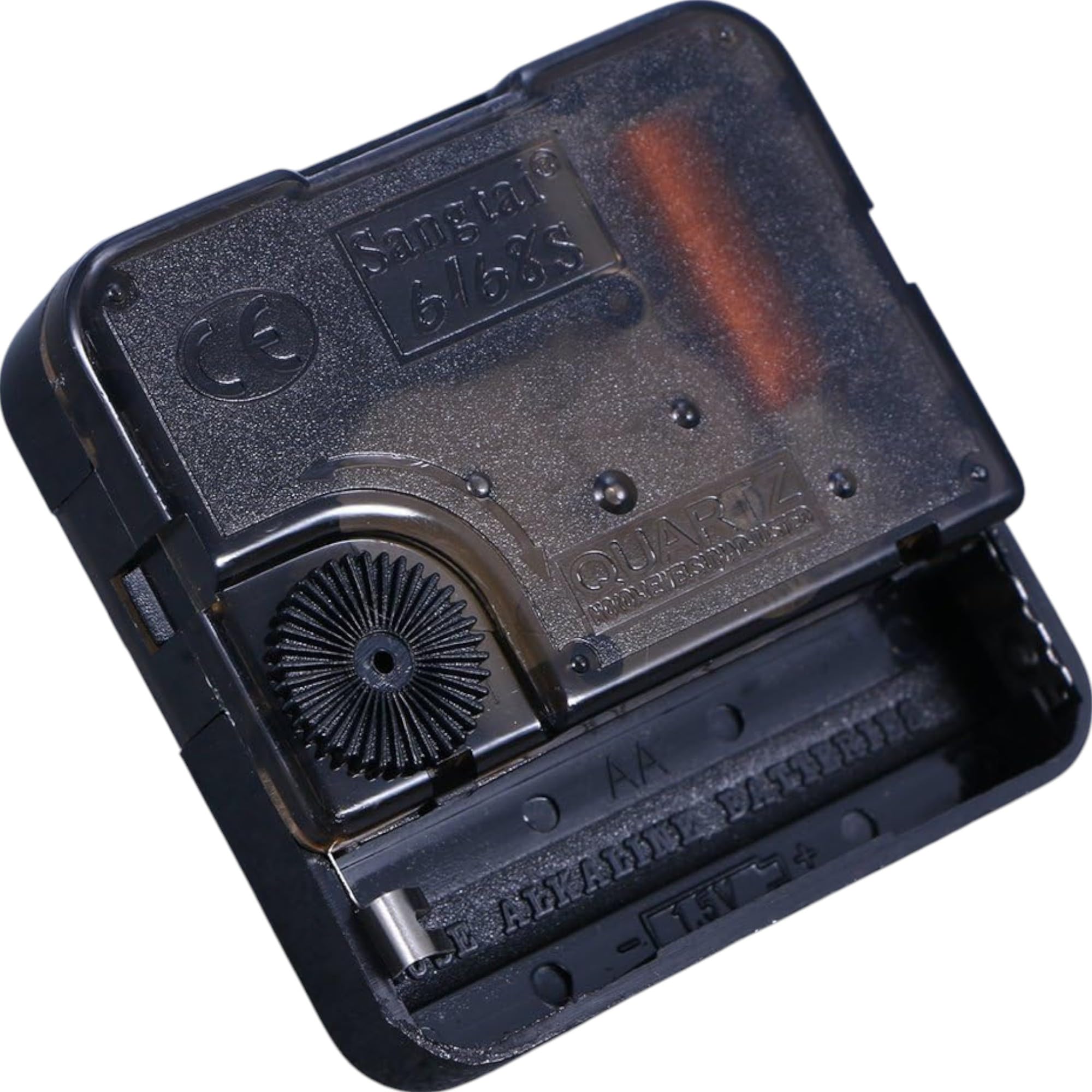 Movimento Orologio Da Parete Al Quarzo | Lancette Nere A Punta Quadrata, Con 2 Coppie Di Ricambio