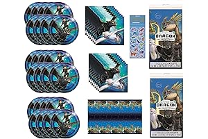 How to Train Your Dragon Party Supplies Party Pack Bundle with Lunch...